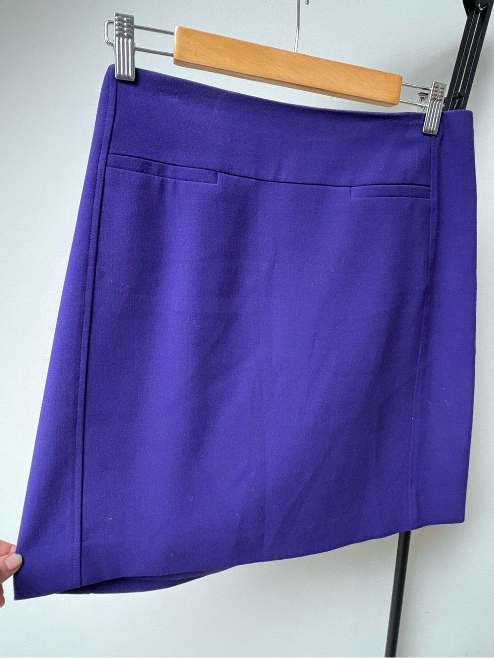 Women’s Purple Straight Mini Skirt